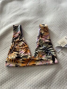 “Postcards from Paradise” billabong bikini top only